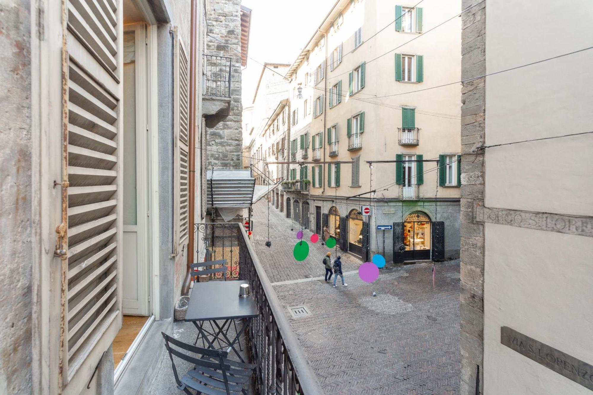 La Dimora Dei Mercanti Lejlighed Bergamo Eksteriør billede